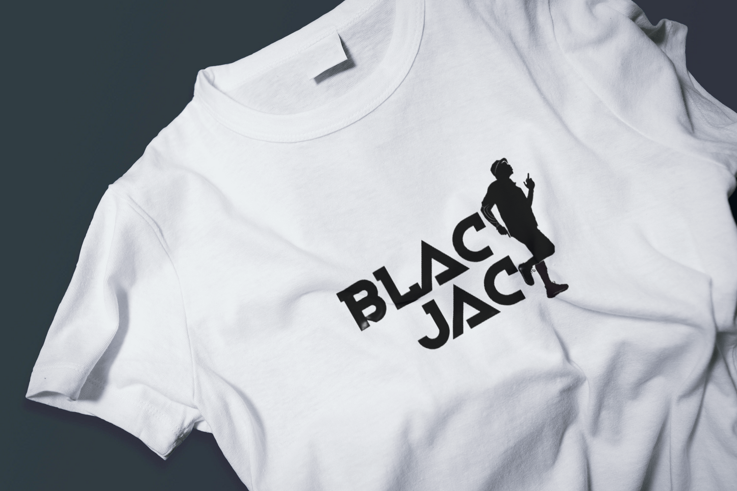 Blackjack Classic Printed Logo 220GSM T-Shirt