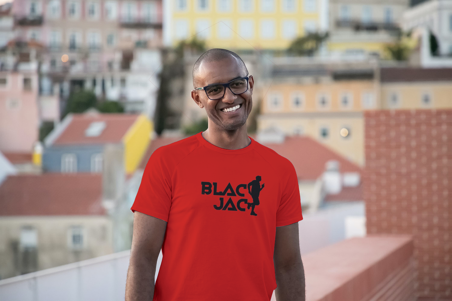 Blackjack Classic Printed Logo 220GSM T-Shirt