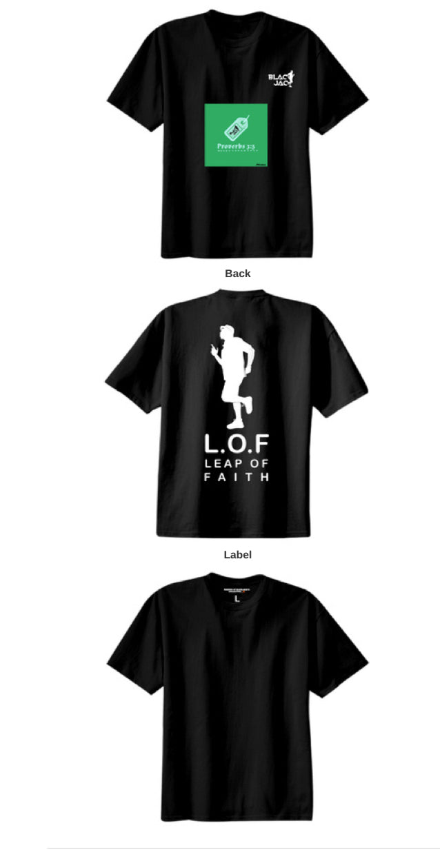 Blackjack L.O.F. Custom Bible Verse Edition T-Shirt