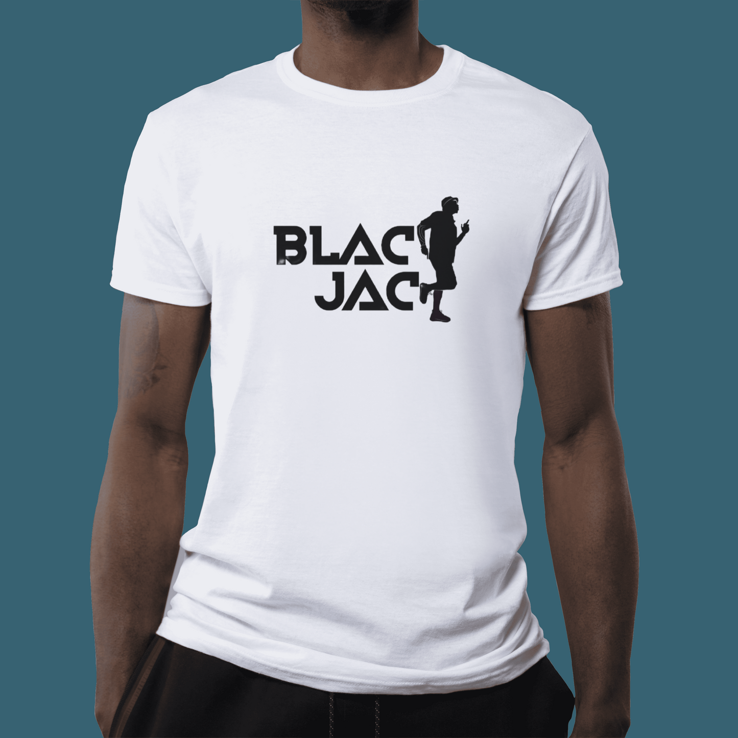 Blackjack Classic Printed Logo 220GSM T-Shirt