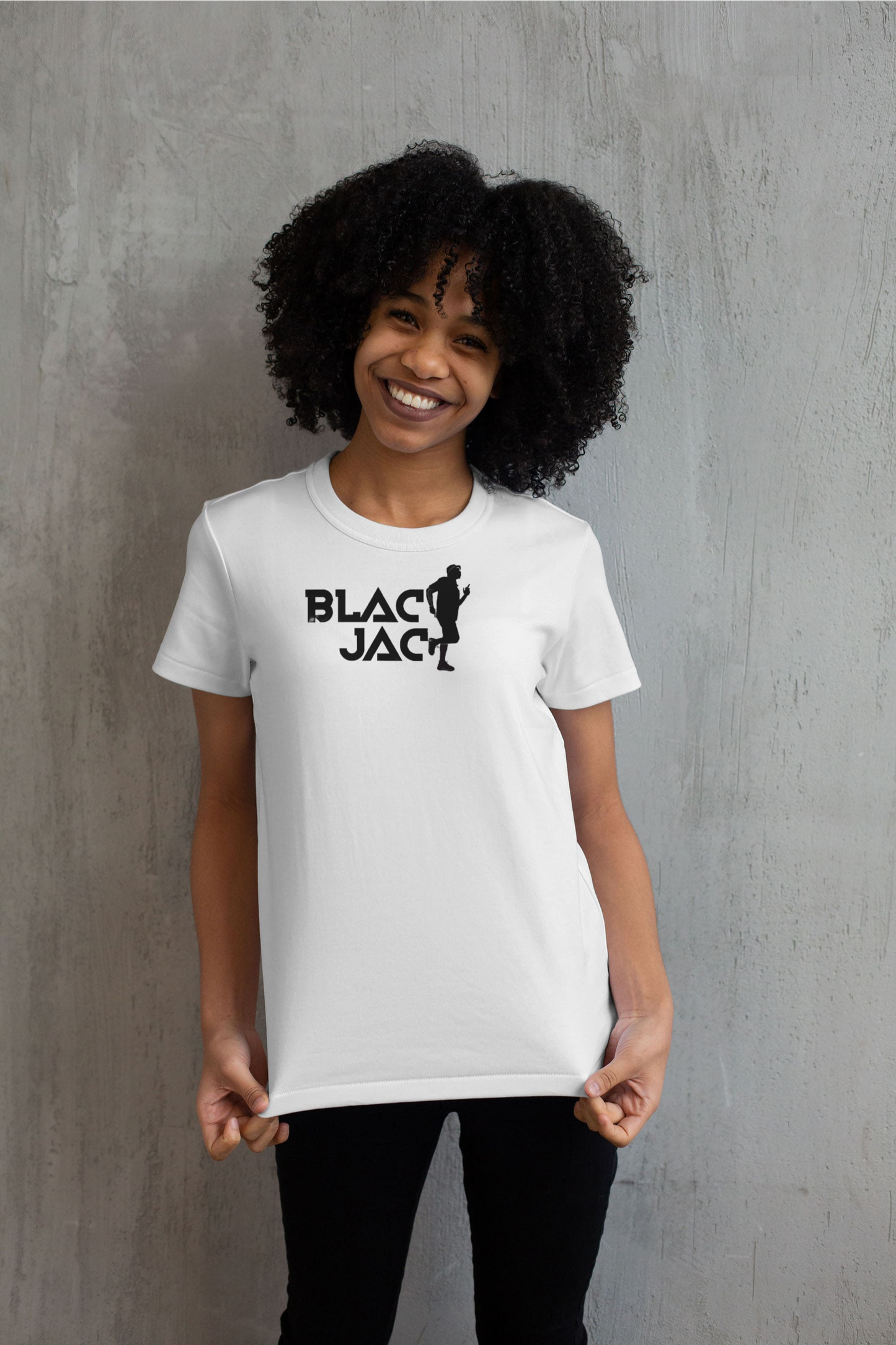 Blackjack Classic Printed Logo 220GSM T-Shirt